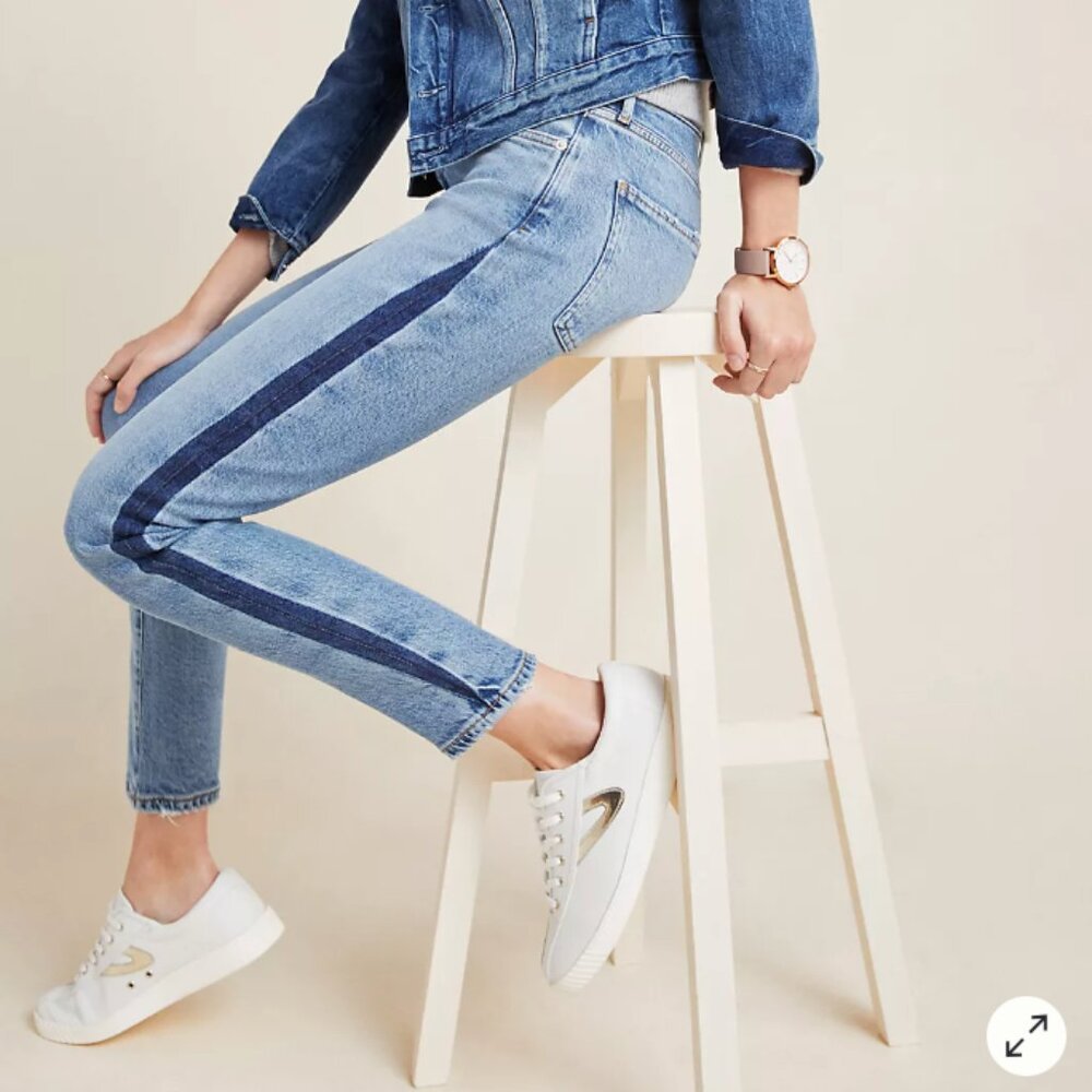 AGOLDE Toni Mid-Rise Slim Jeans size 24